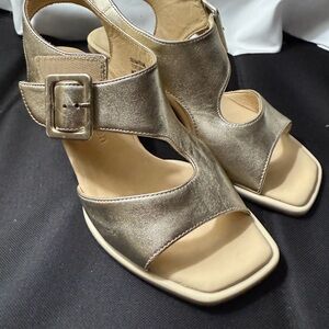 Paul Green Gold Sandals
